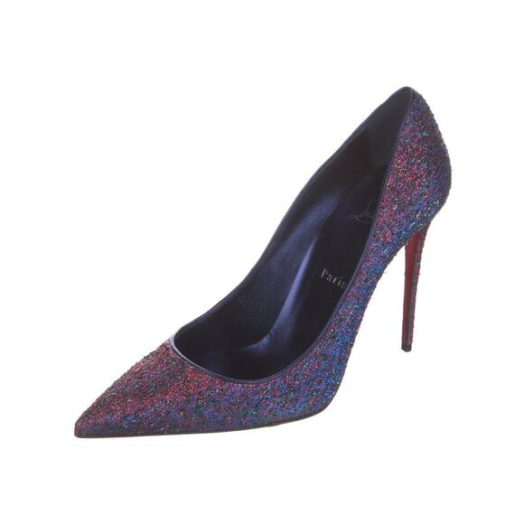 Christian Louboutin Shoes - Christian Louboutin Multicolor Glitter Glitter Accents Pumps 40 sz